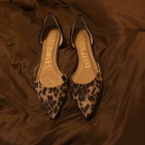 Sam & Libby cheetah/leopard print flats