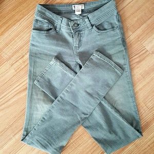 Worn once SO grey skinny jeans