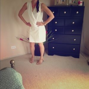 Sleeveless drop waist dress