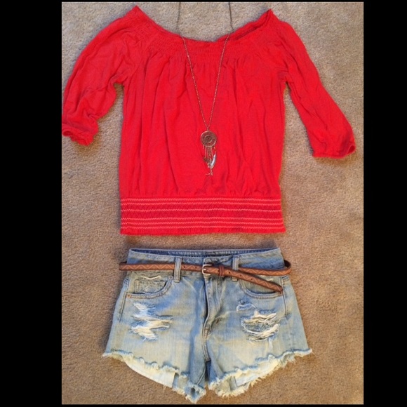 American Eagle Peasant Top