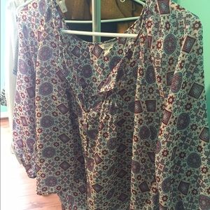 Forever 21 flowy button up