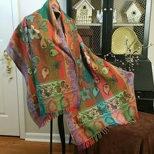 REDUCED! Large multi-color scarf/shawl