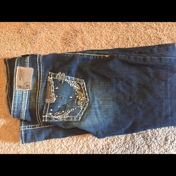 Silver jeans