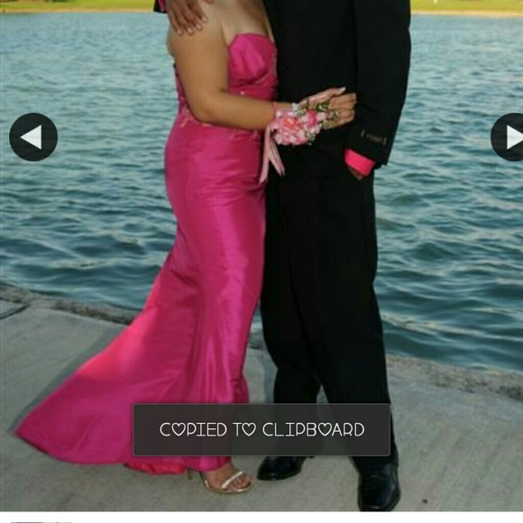 Pink prom dress