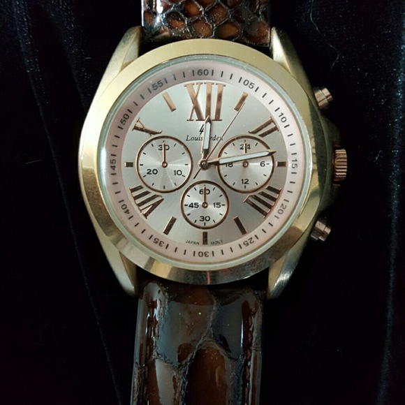 Gold Watch Leather Python Band - Picture 2 of 3