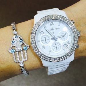 White ceramic Michael Kors watch, brand new