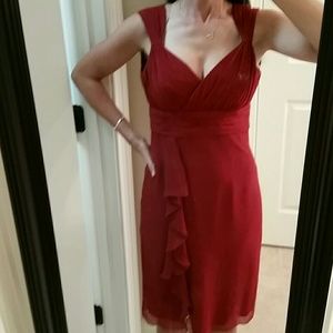 Red Silk Dress