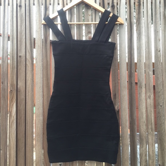 H&M Black Bandage Dress