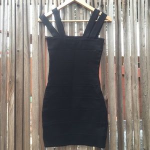 H&M Black Bandage Dress