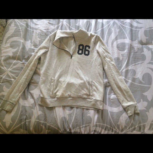 PINK Victoria's Secret Half Zip Up Hoodie 🙌💗💜