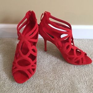 Zara Red sandals! Size US10
