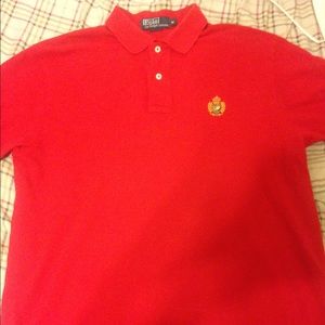 Candy red (original vintage) polo Ralph Lauren