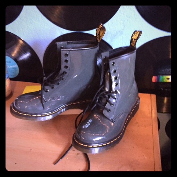 SOLD Grey Doc Martens