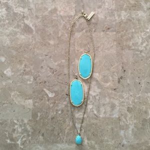 Kendra Scott Danielle Earrings & Kiri Necklace Set