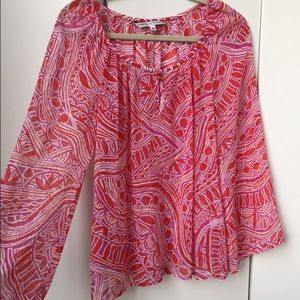 REDUCED. Trina Turk Floral Blouse