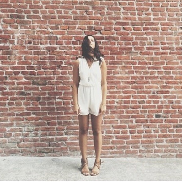 Mono B Dresses & Skirts - White romper