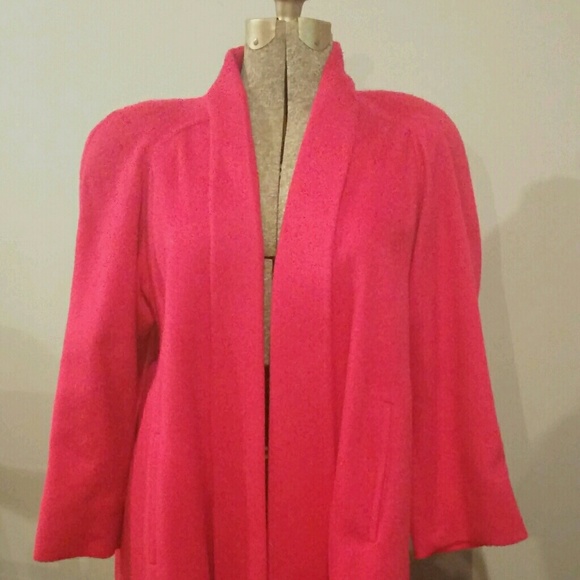SALE  Ashley Scott Pink Wool Jacket