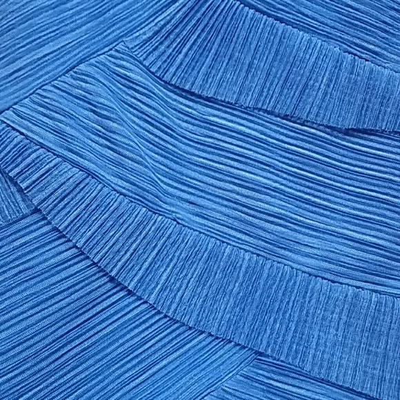 BCBG Blue Ruffled Dress - Picture 3 of 4