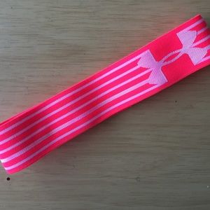 pink under armour headband