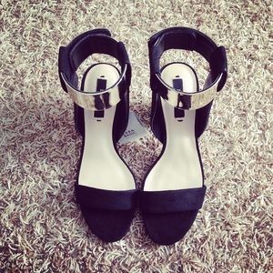 Zara Black Ankle Strap Sandal