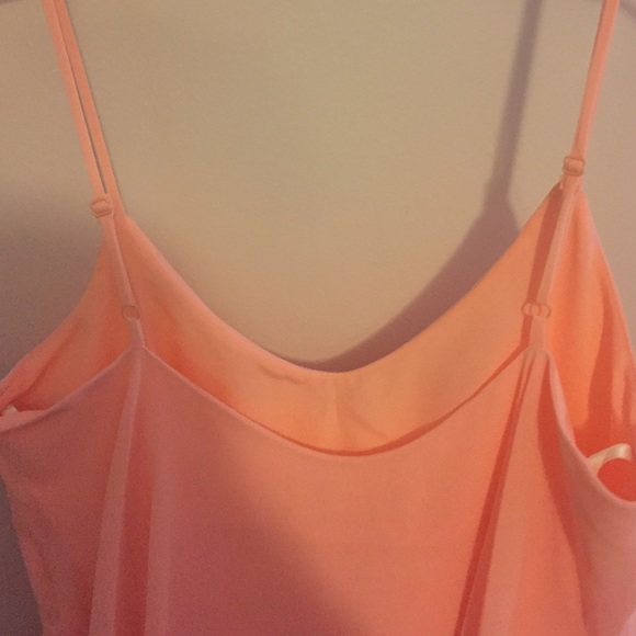 Peach chiffon dress - Picture 2 of 4