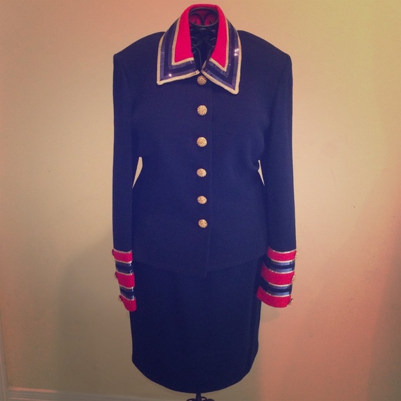 St John Marie Gray Evening Suit