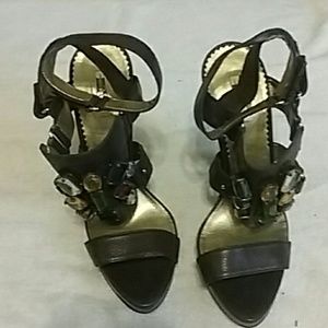 Strappy High Heeled Sandals