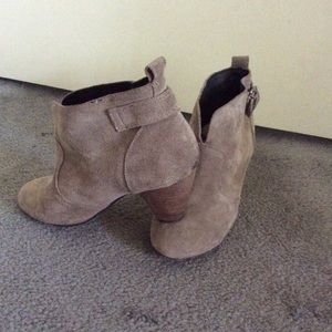 Sued booties