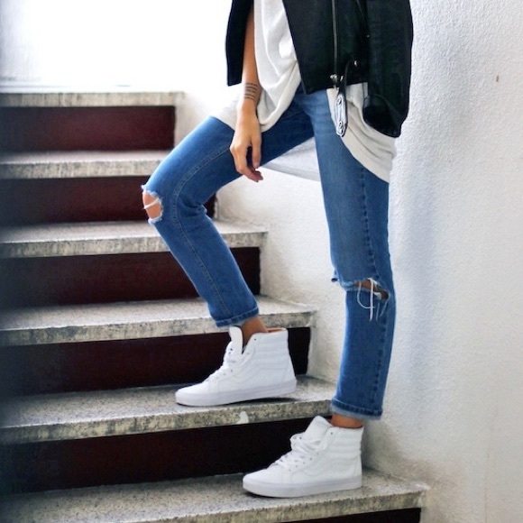 white high tops womens