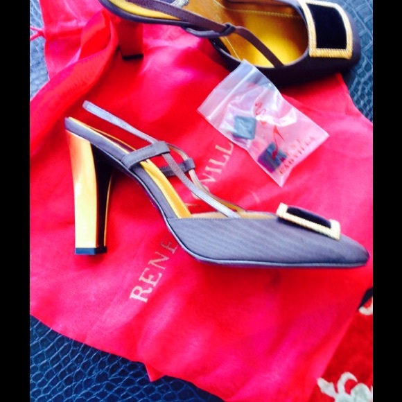 Rene Caovilla slingback shoes in 39 - Picture 2 of 8