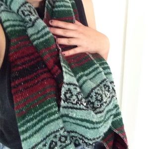 tribal print circle scarf