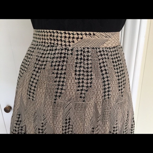 •Vintage Mixed Print Skirt•