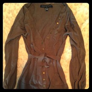 French Connection deep v neck sweater