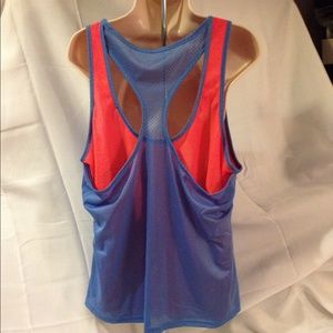 Reversible Two Layer Tank Blue & Orange XL