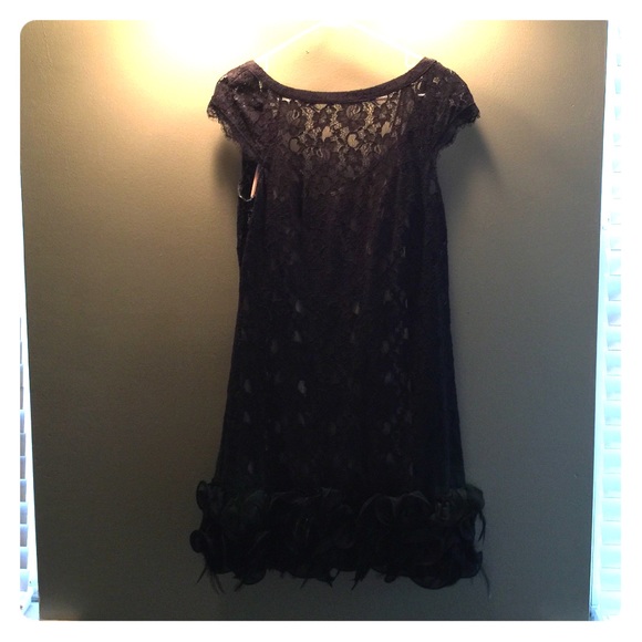 Black lace dress/