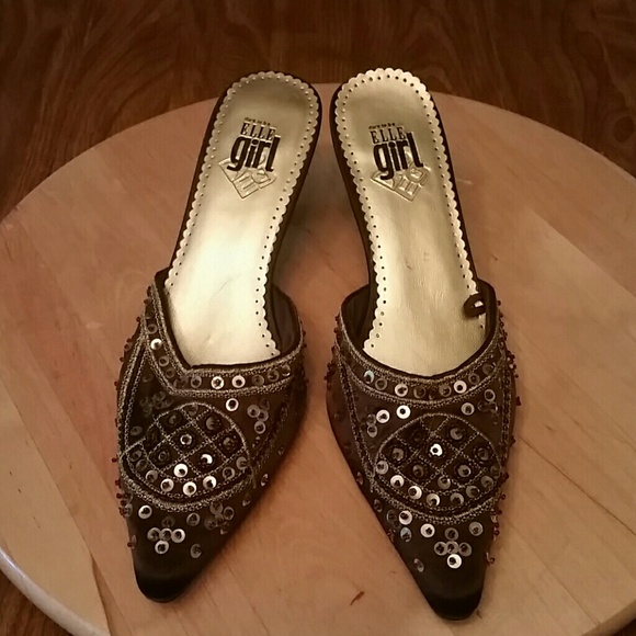 elle girl Shoes - ELLE girl "giselle" heels (brown)