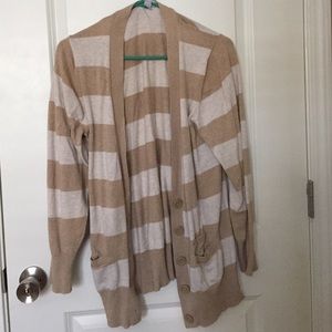 Stripped cardigan