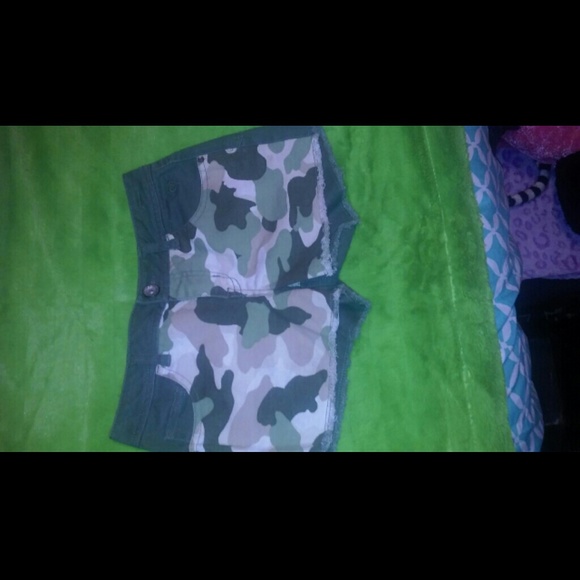 Justice Camo Shorts