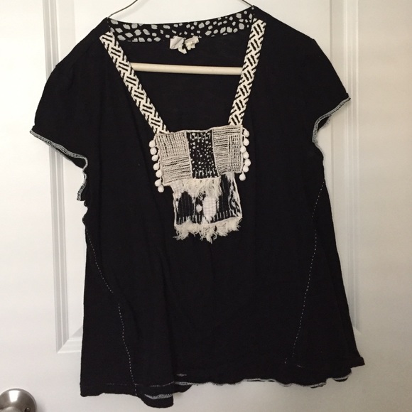 Anthropologie tribal shirt.