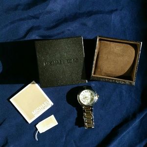 Michael Kors gold and silver watch