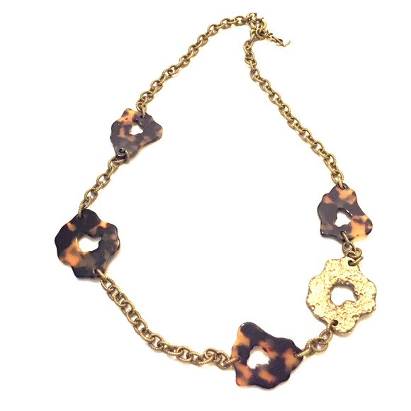 YSL tortoise shell necklace!