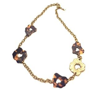 YSL tortoise shell necklace!