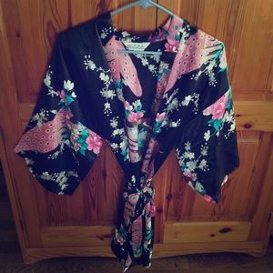 Silk Asian style robe