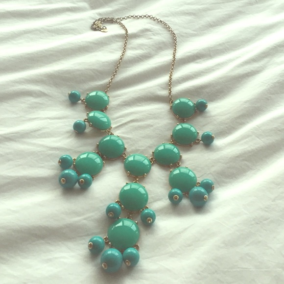 J. Crew Jewelry - JCrew turquoise bobble necklace
