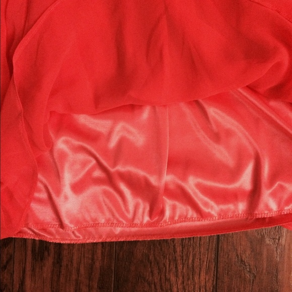 🎉HP 10/3🎉Coral Pink Open Tiered Dress - Picture 4 of 4