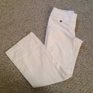 white Charlotte Russe flared pants