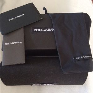 Dolce and gabbana sunglass case and box