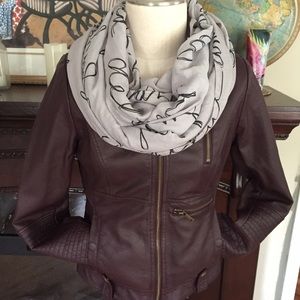 NWOT Script print infinity scarf