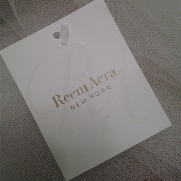 Reem Acra Cathedral Length Wedding Veil