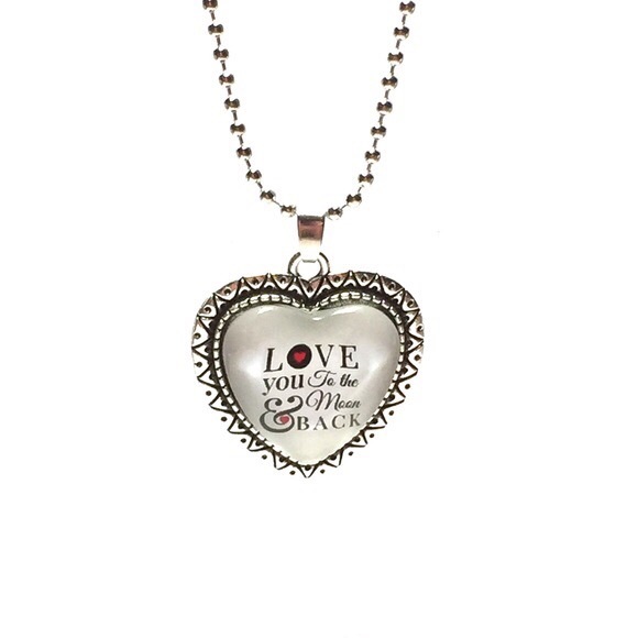 Jewelry - I love you to the moon and back necklace